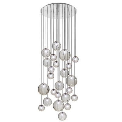 Vistosi Puppet R12/24 Multi Light Pendant - Color: Grey - Size: 24 light - 