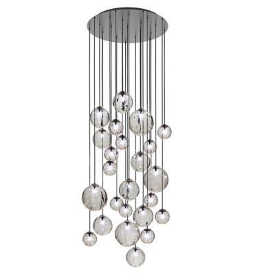 Vistosi Puppet R12/24 Multi Light Pendant - Color: Grey - Size: 24 light - 