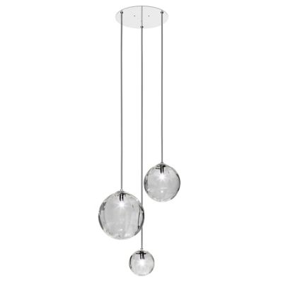 Vistosi Puppet R3/6 Multi Light Pendant - Color: Clear - Size: 3 light - PU