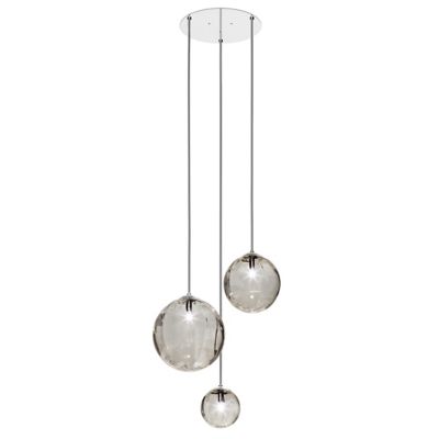 Vistosi Puppet R3/6 Multi Light Pendant - Color: Grey - Size: 3 light - PUP