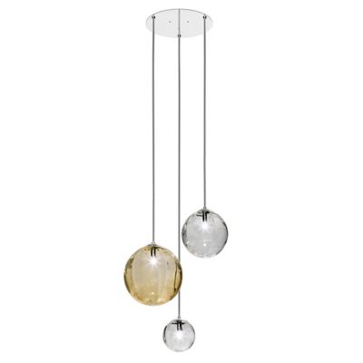 Vistosi Puppet R3/6 Multi Light Pendant - Color: Amber - Size: 3 light - PU