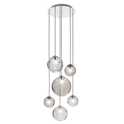 Vistosi Puppet R3/6 Multi Light Pendant - Color: Clear - Size: 6 light - PU