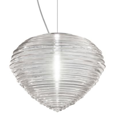 Vistosi Spirit Pendant Light - Color: Silver - SPIRI SP 37 CRTR NI E26 UL