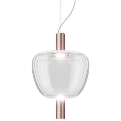 Vistosi Riflesso SP 3 LED Pendant Light - Color: Clear - RIFLE SP 3 CRTR RA