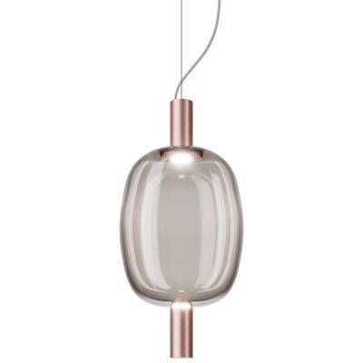 Vistosi Riflesso SP 2 LED Pendant Light - Color: Grey - RIFLE SP 2 FUTR RAV