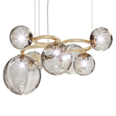 Vistosi Puppet Ring Pendant Light - Color: Gold - Size: 7 light - PUPRI SP 