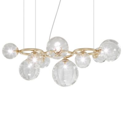 Vistosi Puppet Ring Pendant Light - Color: Gold - Size: 9 light - PUPRI SP 