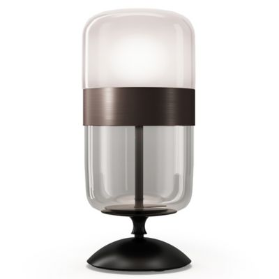 Vistosi Futura Table Lamp - Color: Clear - Size: Large - FUTUR LT M FUMA NE