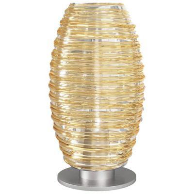 Vistosi Damasco Table Lamp - Color: Amber - Size: Large - DAMAS LT G CRAM N