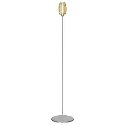 Vistosi Damasco PT Floor Lamp - Color: Amber - Size: Small - DAMAS PT 100 P