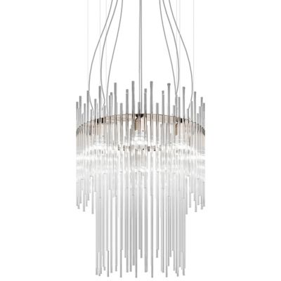 Vistosi Diadema SP 60B Pendant Light - Color: Clear - DIADE SP 60 B CR BS E