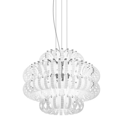 Vistosi Ecos 60C Pendant Light - Color: White - Size: 4 light - ECOS SP 60C