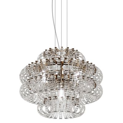 Vistosi Ecos 60C Pendant Light - Color: Clear - Size: 4 light - ECOS SP 60C