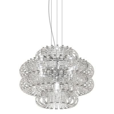 Vistosi Ecos 60C Pendant Light - Color: Clear - Size: 4 light - ECOS SP 60C