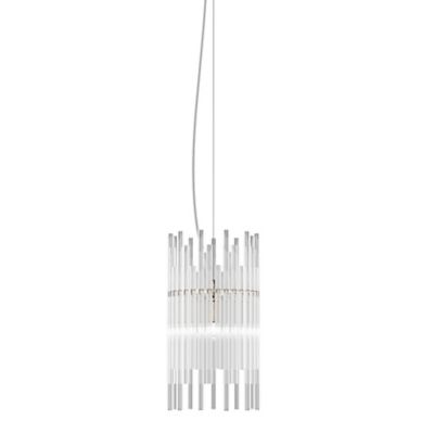 Vistosi Diadema AP/AM/AG Pendant Light in Clear, Size: Medium
