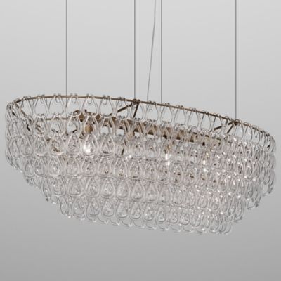 Vistosi Minigiogali Linear Chandelier - Color: White - Size: 4 light - MGIO