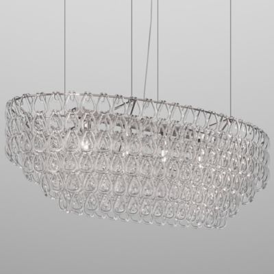 Vistosi Minigiogali Linear Chandelier - Color: Clear - Size: 4 light - MGIO