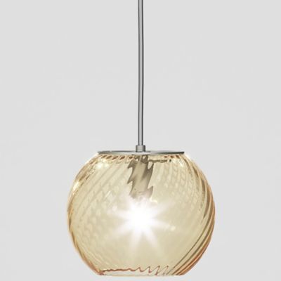 Vistosi Oto Mini Pendant Light - Color: Amber - Size: 6  - OTO SP 15 AMR