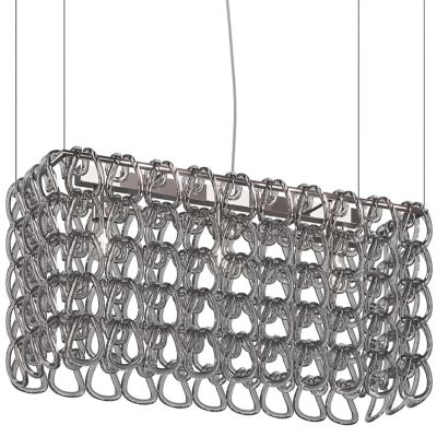 Vistosi Giogali Linear Chandelier - Color: Grey - Size: 3 light - GIOGA SP 