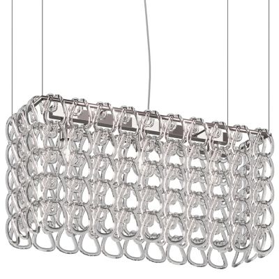 Vistosi Giogali Linear Chandelier - Color: Clear - Size: 3 light - GIOGA SP