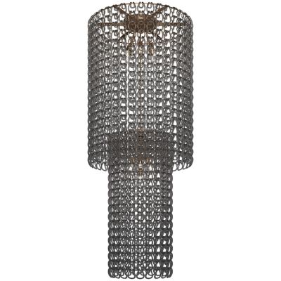 Vistosi Giogali Flushmount Light in Grey, Size: 10 light