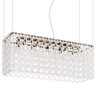 Vistosi Giogali Linear Chandelier Light - Color: Clear - Size: 20 - GIOG