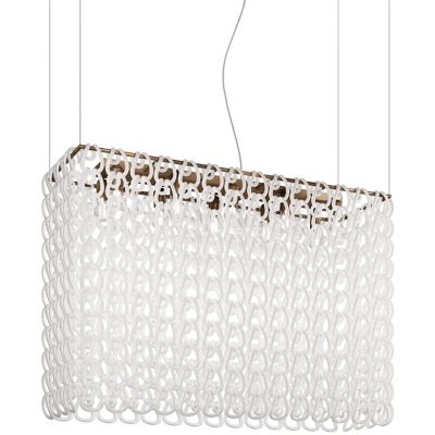 Vistosi Giogali Linear Chandelier Light - Color: Clear - Size: 31 - GIOG