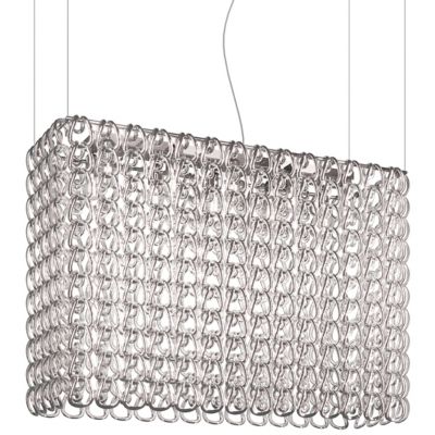 Vistosi Giogali Linear Chandelier Light - Color: Clear - Size: 31 - GIOG