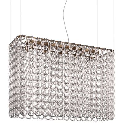 Vistosi Giogali Linear Chandelier Light - Color: Clear - Size: 31 - GIOG