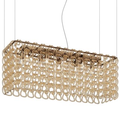 Vistosi Giogali Linear Chandelier Light - Color: Clear - Size: 20 - GIOG