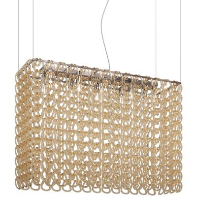 Vistosi Giogali Linear Chandelier Light - Color: Clear - Size: 31 - GIOG