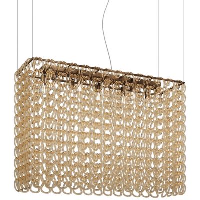 Vistosi Giogali Linear Chandelier Light - Color: Clear - Size: 31 - GIOG