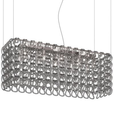 Vistosi Giogali Linear Chandelier Light - Color: Clear - Size: 20 - GIOG