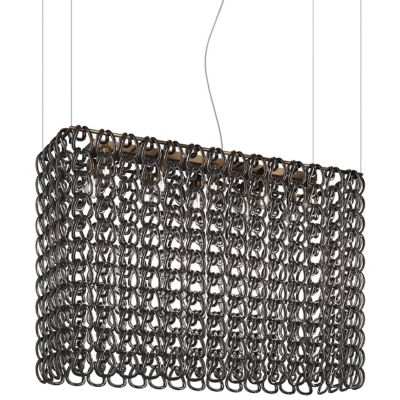 Vistosi Giogali Linear Chandelier Light - Color: Clear - Size: 31 - GIOG