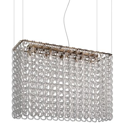 Vistosi Giogali Linear Chandelier Light - Color: Clear - Size: 31 - GIOG