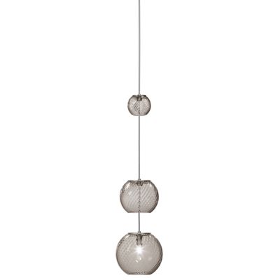 Vistosi Oto Mini Pendant Light - Color: Black - Size: 27 - OTO SP PEA B 