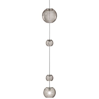 Vistosi Oto D Mini Pendant Light - Color: Black - Size: 1 light - OTO SP PE