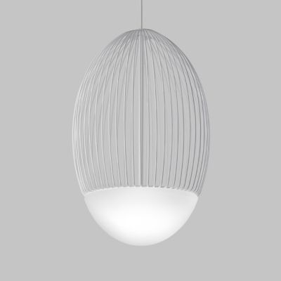 Vistosi Riketta LED Pendant Light - Color: White - Size: Large - RIKETSP000