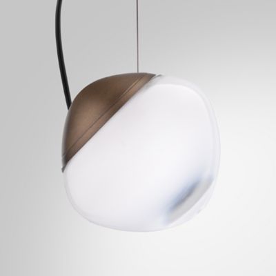 Vistosi Pure LED Mini Pendant Light - Color: Bronze - PURESP0000CCBR2BCSFL2