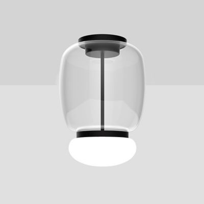 Vistosi Faro LED Flushmount Light - Color: Clear - Size: Large - FAROPL000G