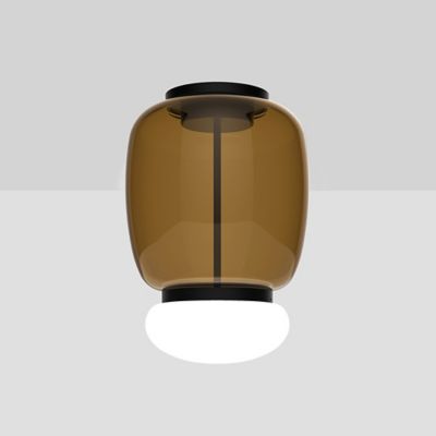 Vistosi Faro LED Flushmount Light - Color: Brown - Size: Large - FAROPL000G