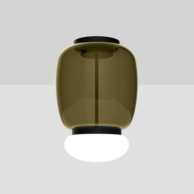 Vistosi Faro LED Flushmount Light - Color: Green - Size: Large - FAROPL000G