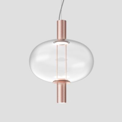 Vistosi Rifiesso LED Pendant Light - Color: Copper - Size: 1 light - RIFLES