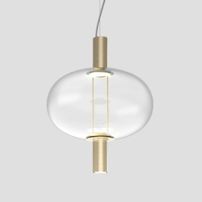 Vistosi Rifiesso LED Pendant Light - Color: Gold - Size: 1 light - RIFLESP0