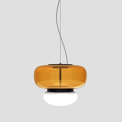 Vistosi Faro LED Pendant Light - Color: Yellow - Size: Small - FAROSP000P02