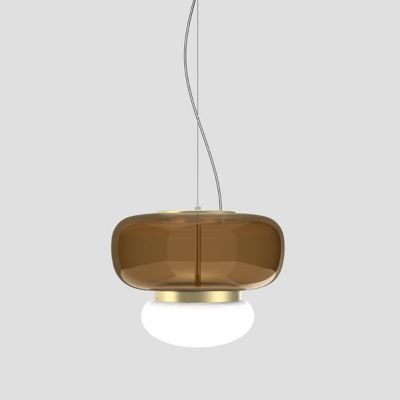 Vistosi Faro LED Pendant Light - Color: White - Size: Small - FAROSP000P02O