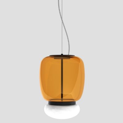 Vistosi Faro LED Pendant Light - Color: Yellow - Size: Large - FAROSP000G02