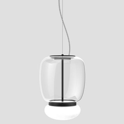 Vistosi Faro LED Pendant Light - Color: Silver - Size: Large - FAROSP000G02