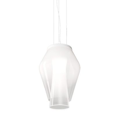 Vistosi Anisette Pendant Light - Color: White - ANISE SP BCSF BO E26 UL