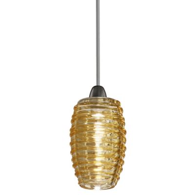 Vistosi Damasco SP G Mini Pendant Light - Color: Brown - Size: 1 light - DA